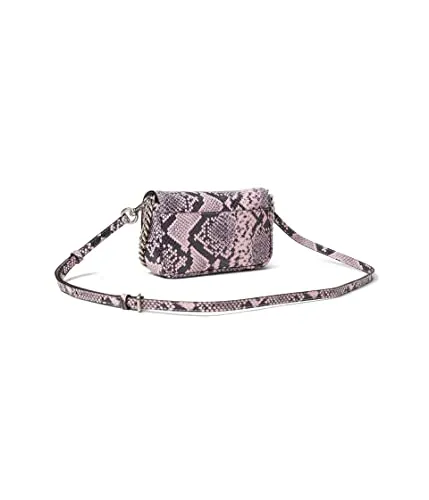 Marc Jacobs the Mini Shoulder Bag for Women - Leather Construction and Magnetic Snap Closure with Detachable Chain Fashionable Bag Bleached Mauve Multi One Size One Size