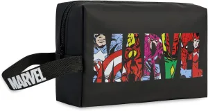 Marvel Mens Toiletry Bags - Travel Toiletries Bag Hanging Wash Bag for Men and Teenagers Holiday Gym - Gifts for Him