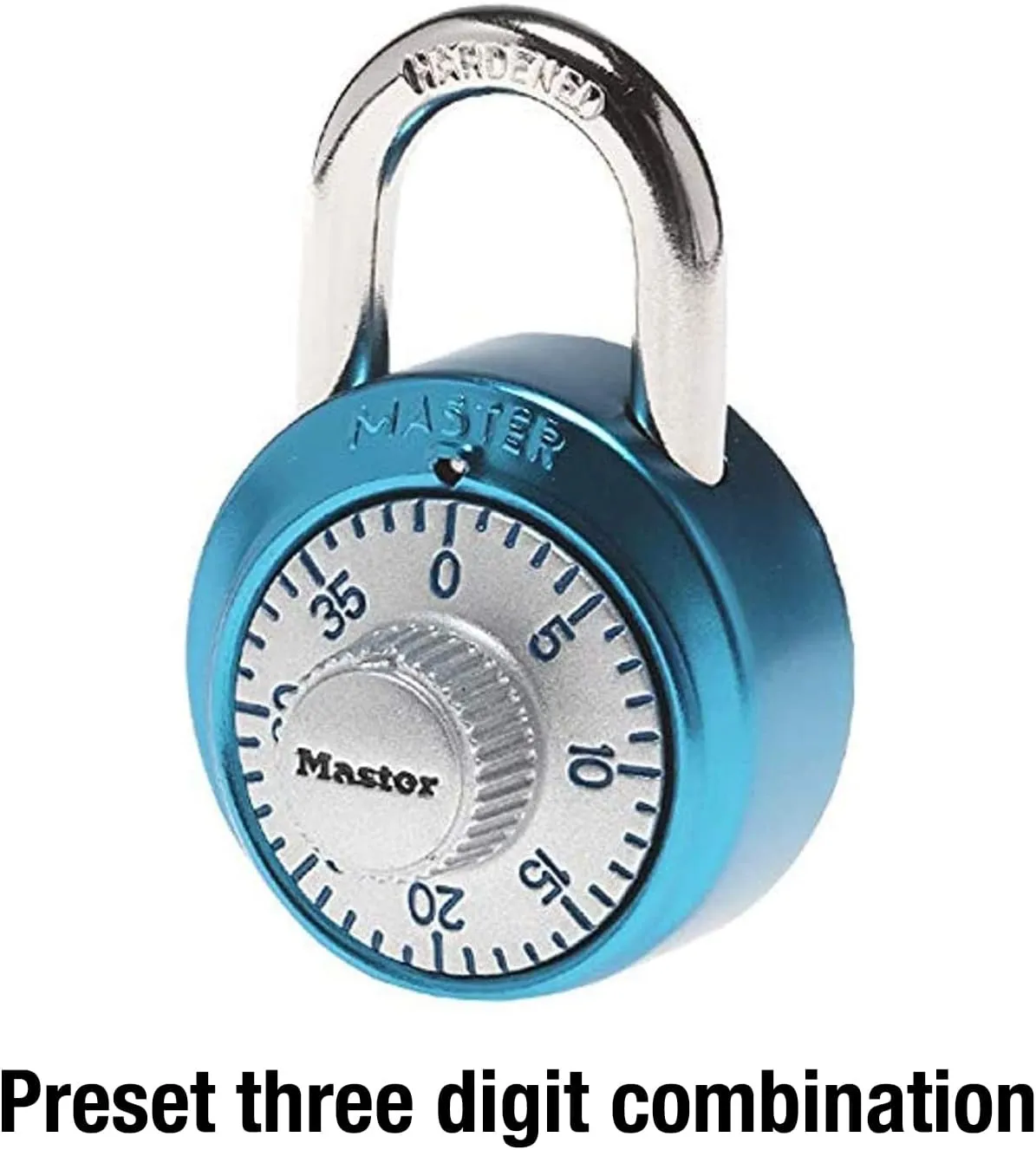 Master Lock Locker Lock Combo Padlocks (1504D, 1561DLTBLU)