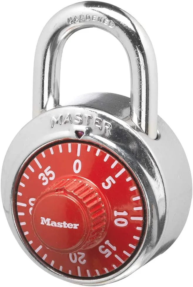 Master Lock Locker Lock Combo Padlocks (1504D, 1561DLTBLU)