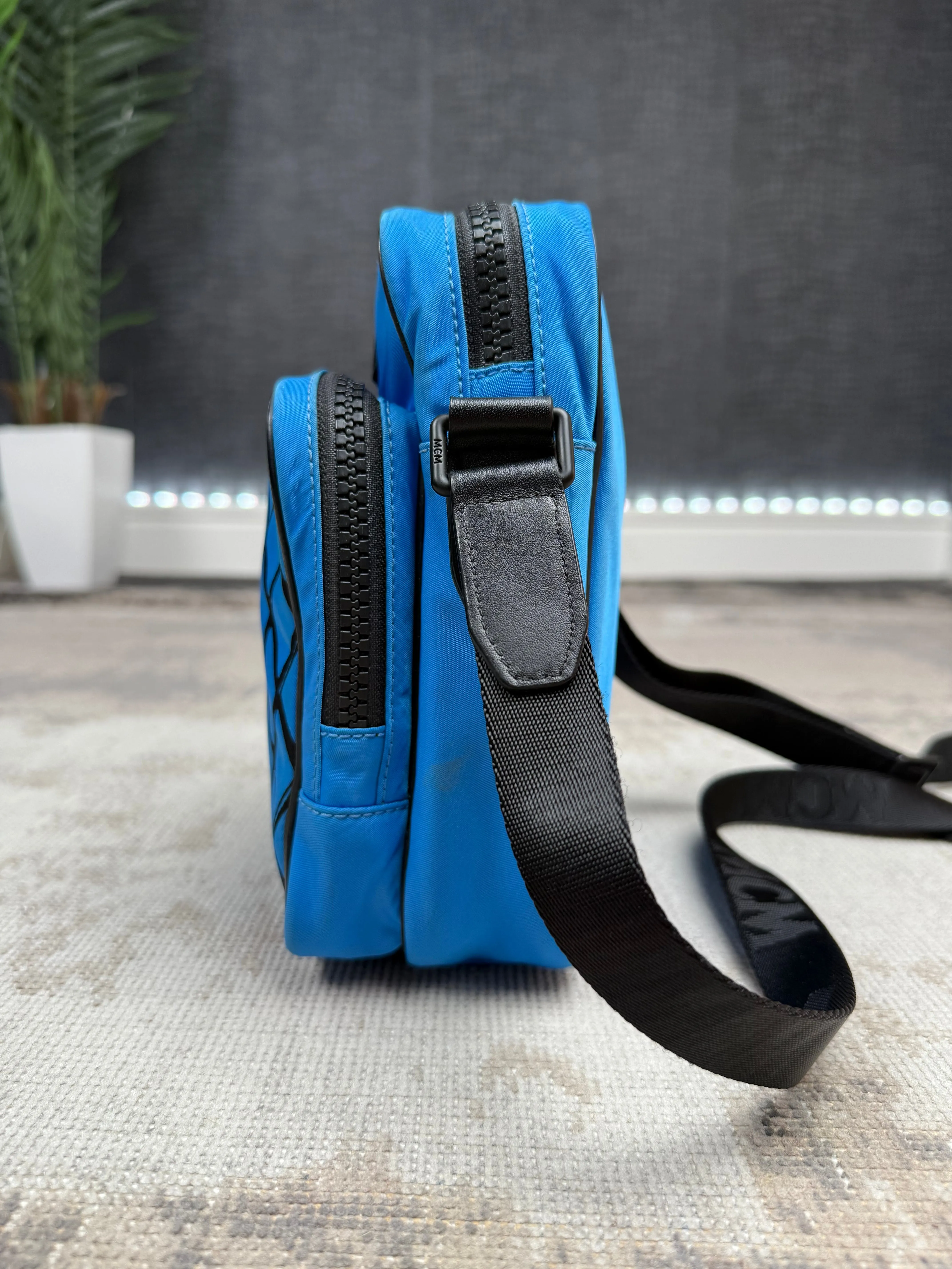 MCM Messenger Bag - Blue