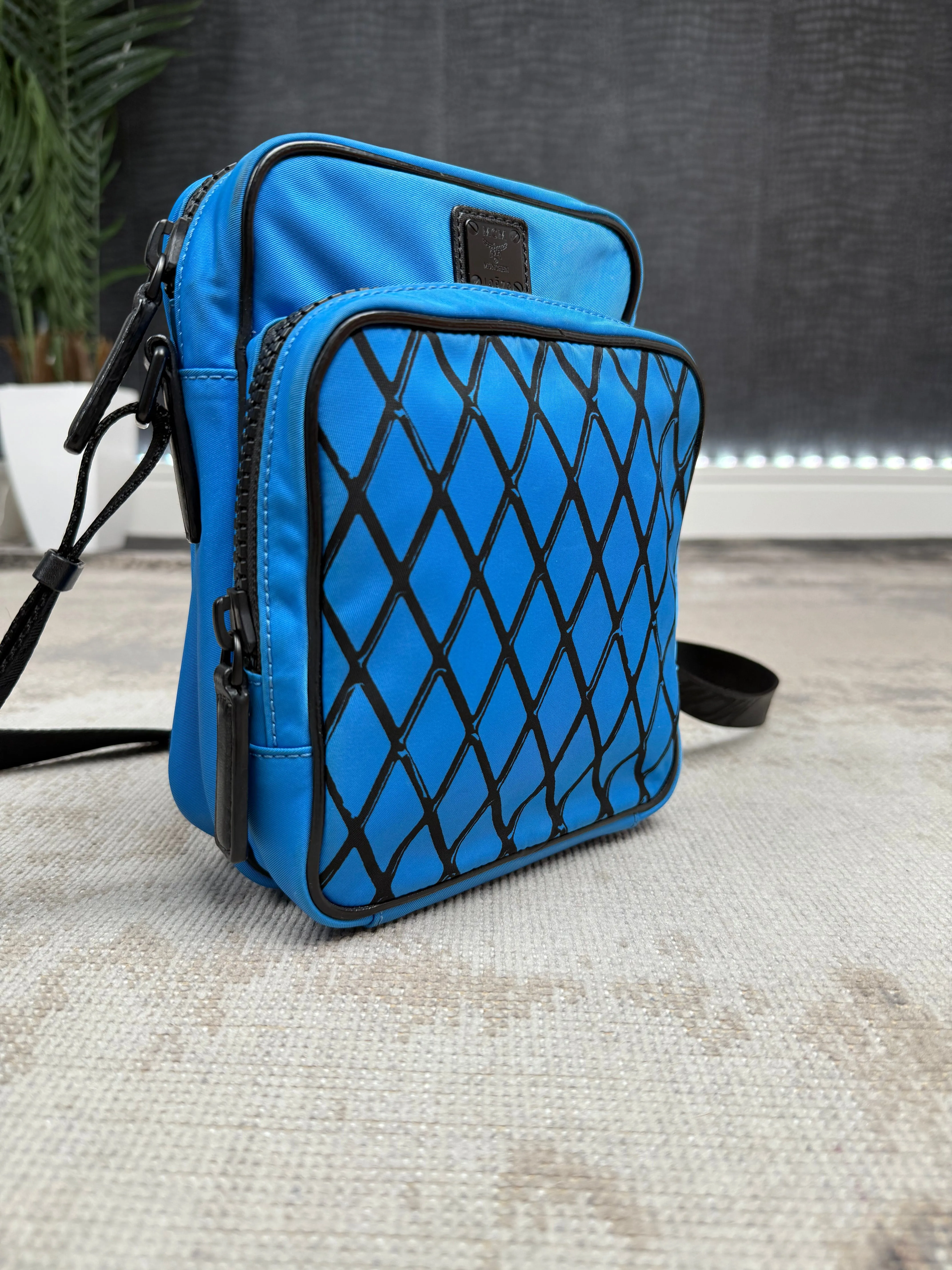 MCM Messenger Bag - Blue
