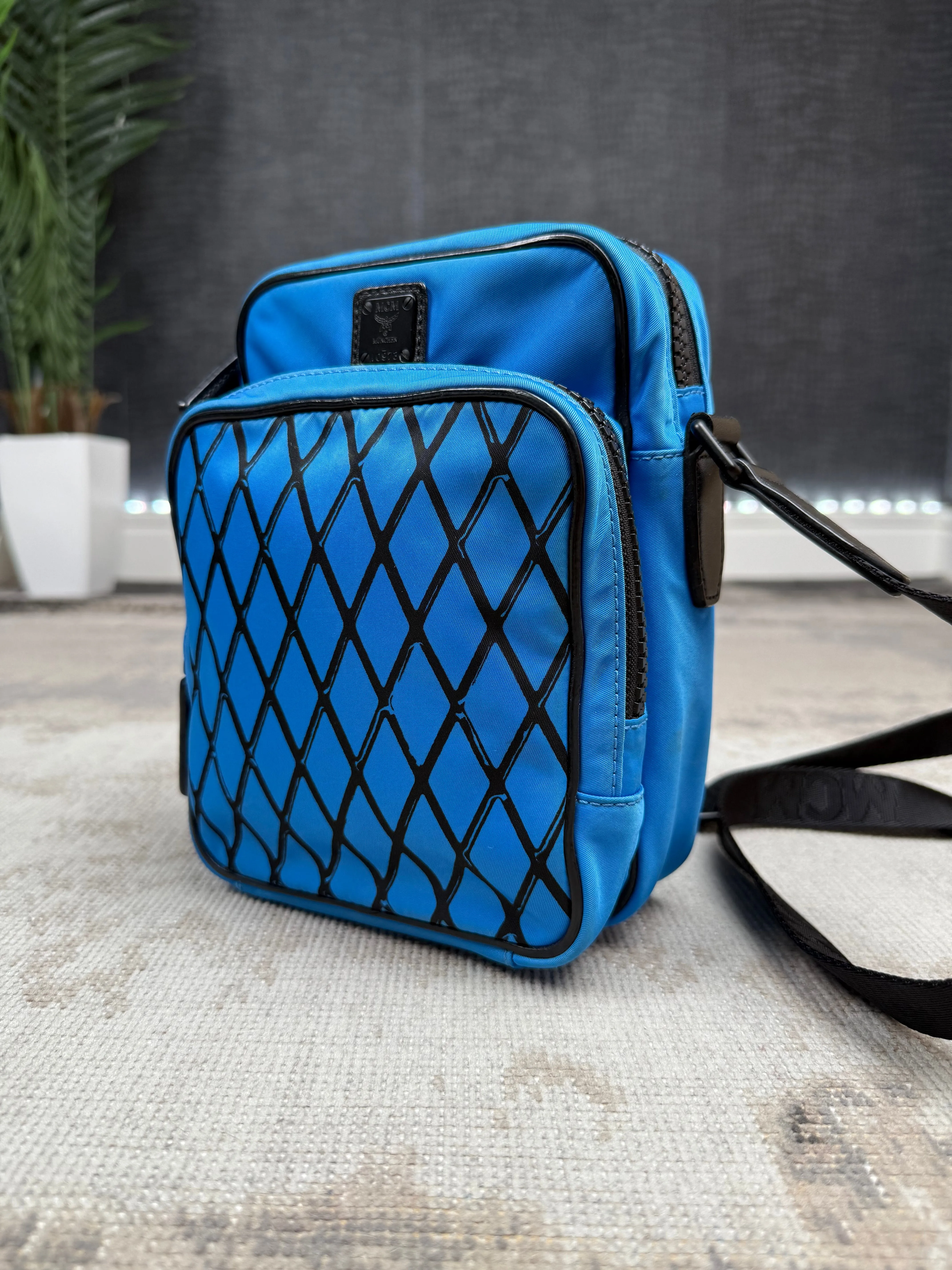 MCM Messenger Bag - Blue