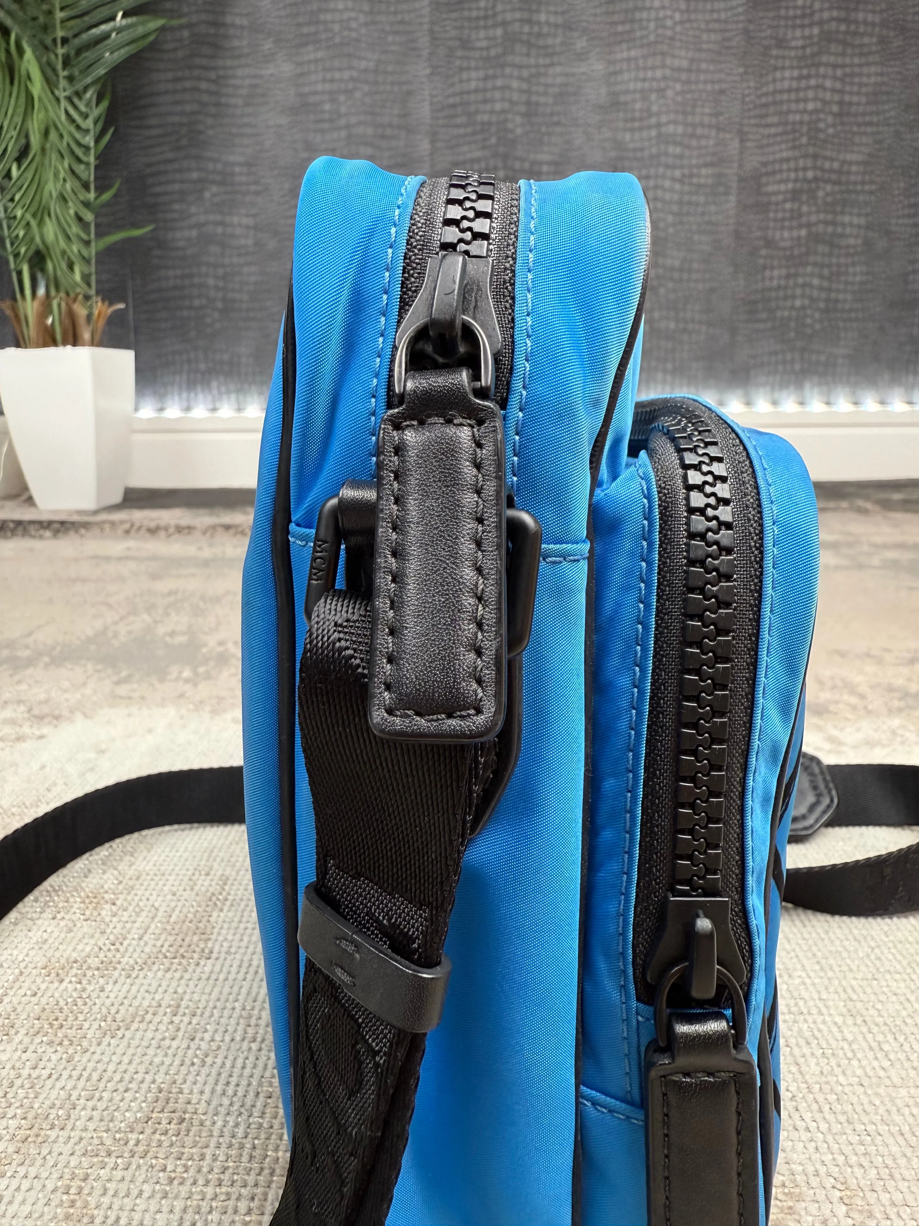MCM Messenger Bag - Blue