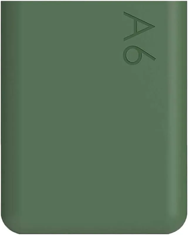 memobottle A6 (Moss Green) Bundle - 12oz (375ml) - Bottle, silicone sleeve & lid | Compact Water Bottle For Bags & Small Pockets | BPA Free Tritan | Modern, Minimalist | For Gym & Work