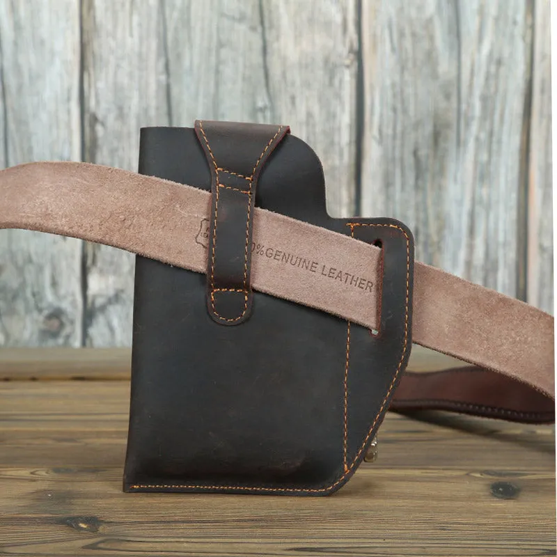 Men Waist Belt Pack Cigarette Case Phone Pouch