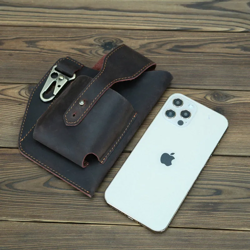 Men Waist Belt Pack Cigarette Case Phone Pouch