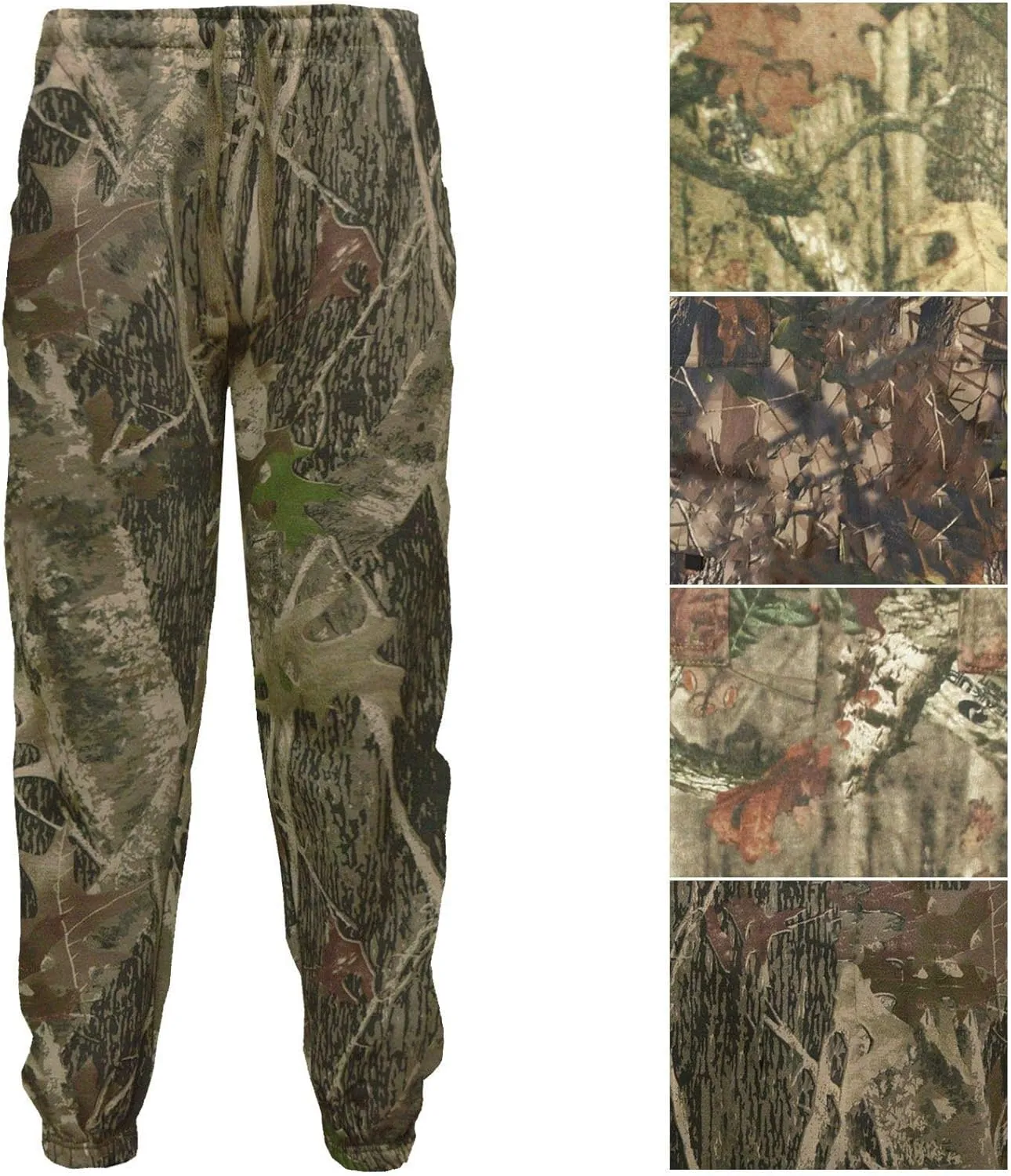 Mens Jungle Camouflage Fishing Hunting Zip Tracksuit Plus Sizes