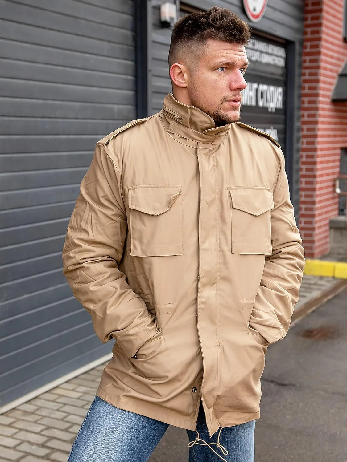 Men's M65 Jacket Beige