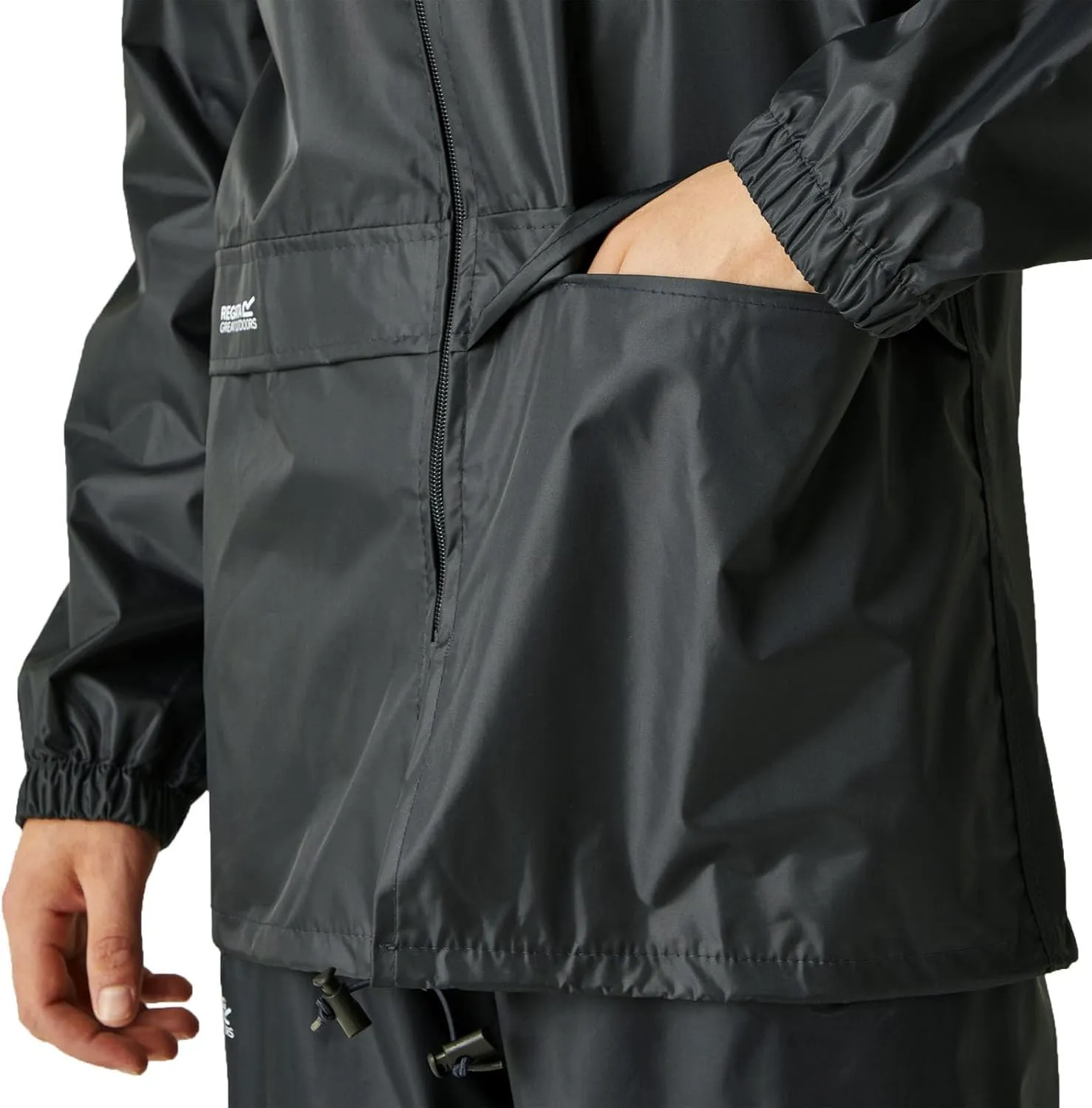 Men's Raincoat Waterproof and Windproof with Hood PRO Stormbreak