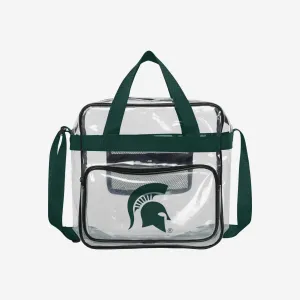 Michigan State Spartans Clear Messenger Bag