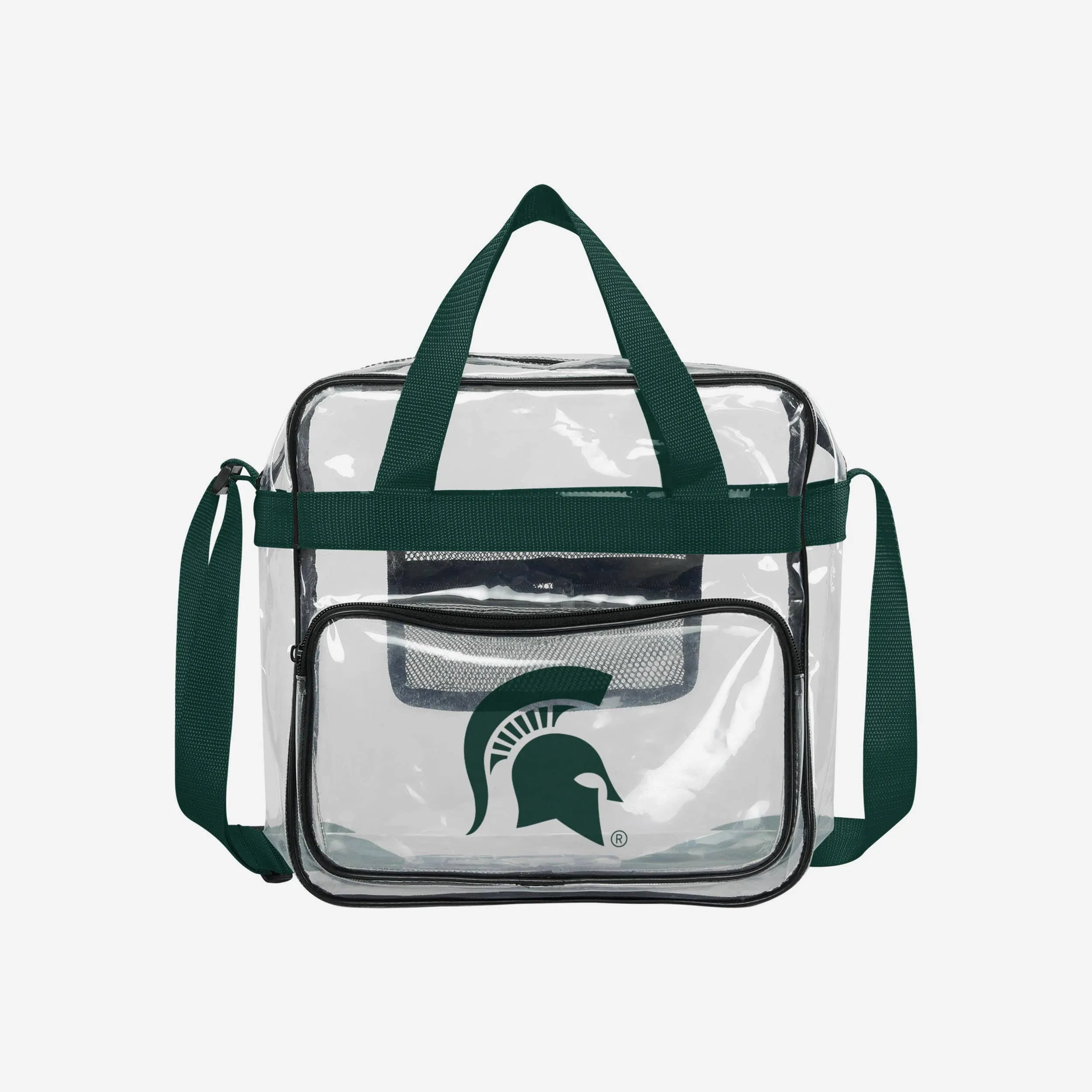 Michigan State Spartans Clear Messenger Bag