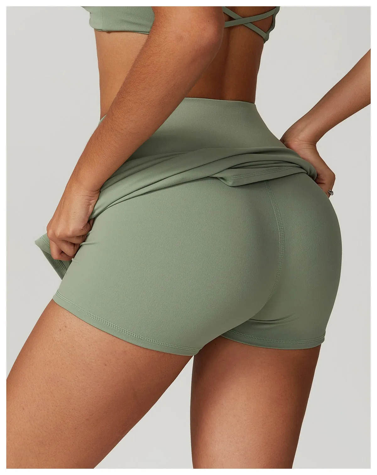 Mira Crop Top & Skort Set