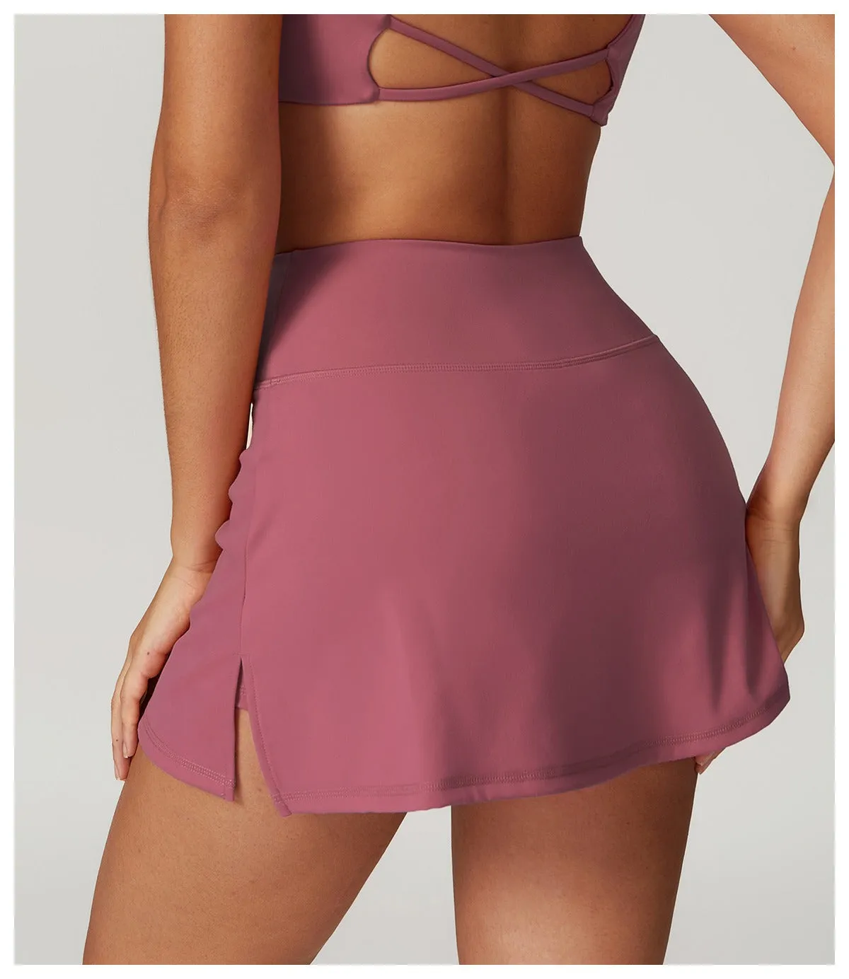 Mira Crop Top & Skort Set