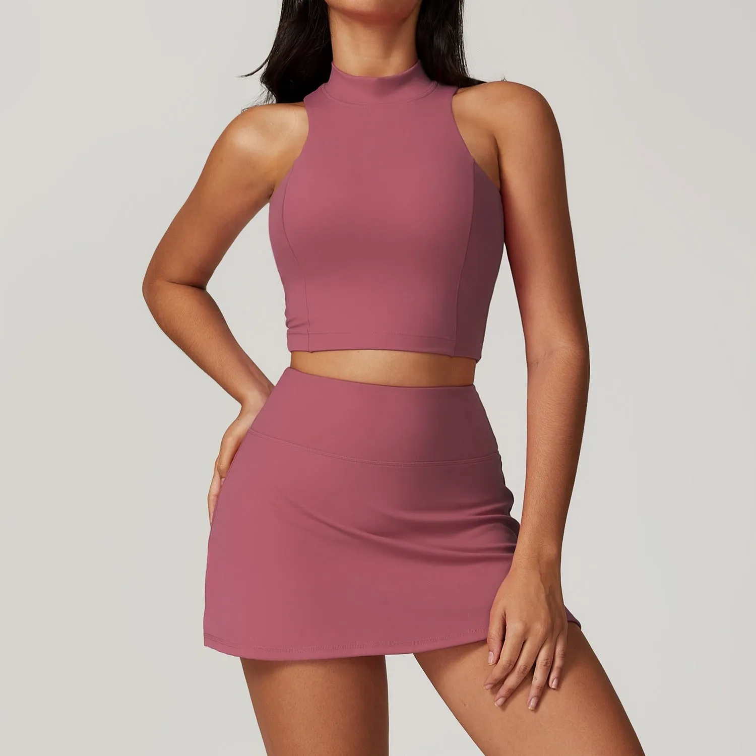 Mira Crop Top & Skort Set