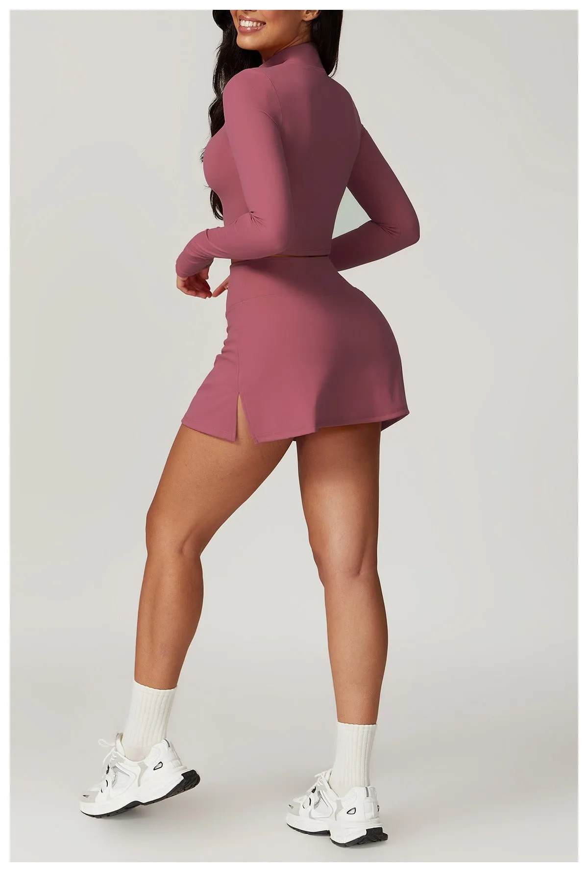 Mira Longsleeve Top & Skort Set