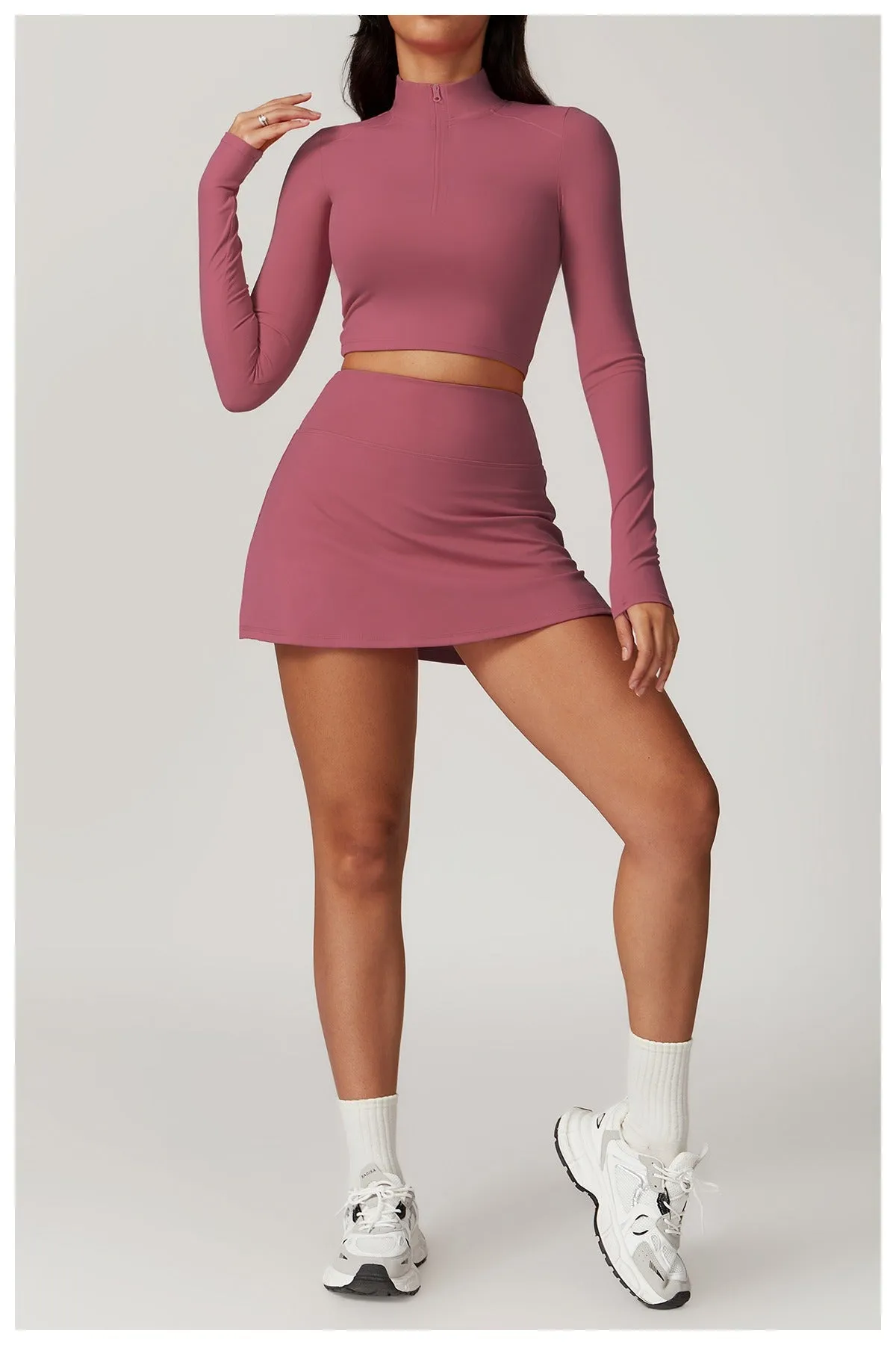 Mira Longsleeve Top & Skort Set