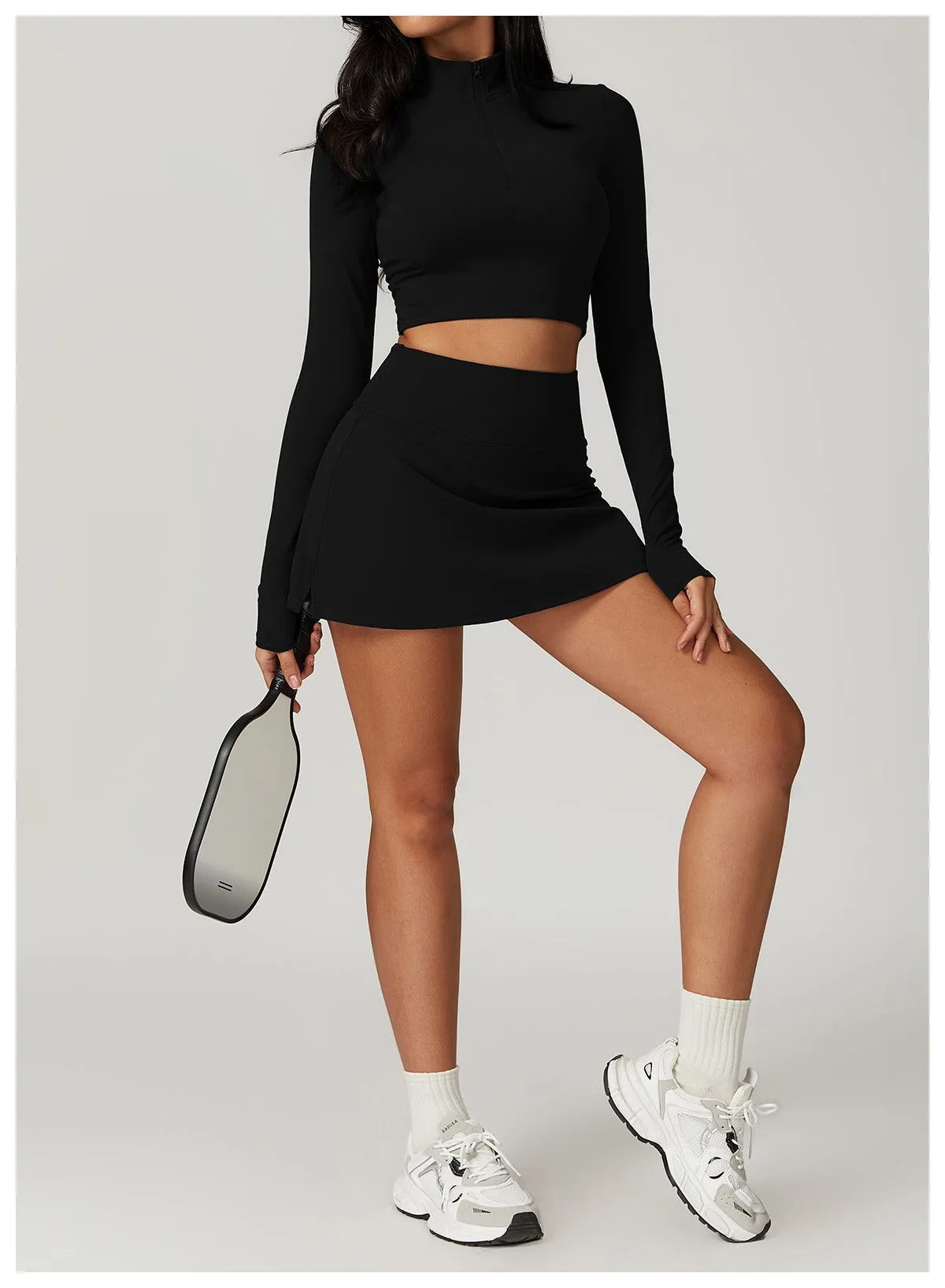 Mira Longsleeve Top & Skort Set