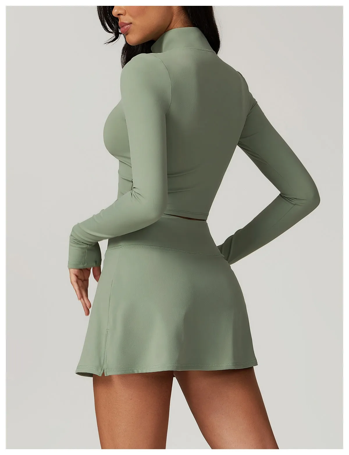Mira Longsleeve Top & Skort Set