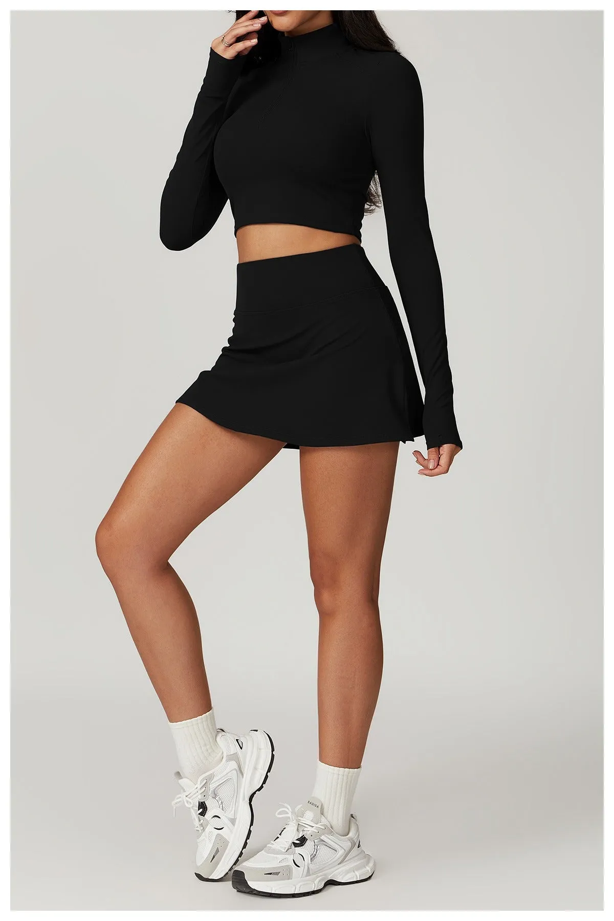 Mira Longsleeve Top & Skort Set