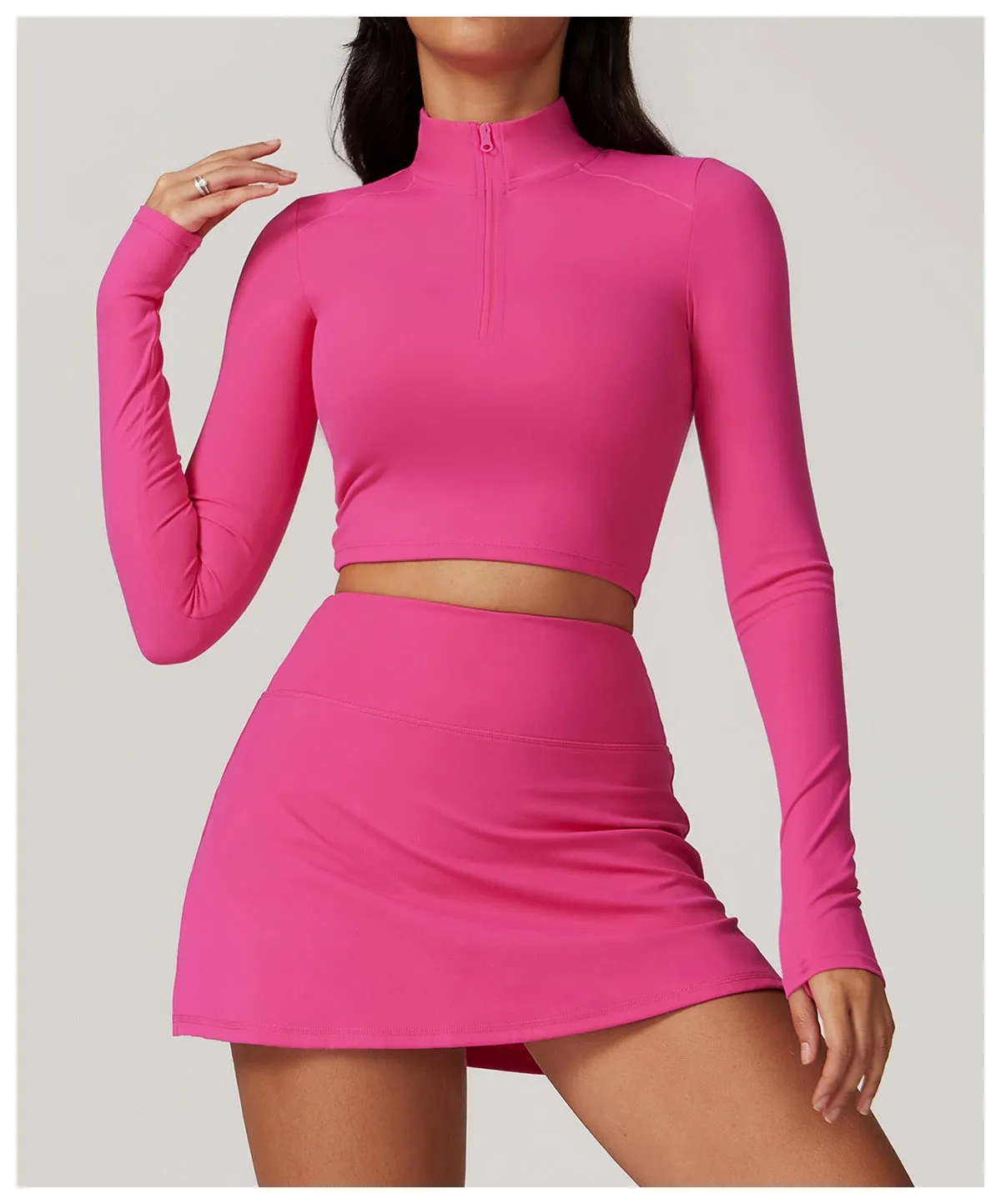 Mira Longsleeve Top & Skort Set