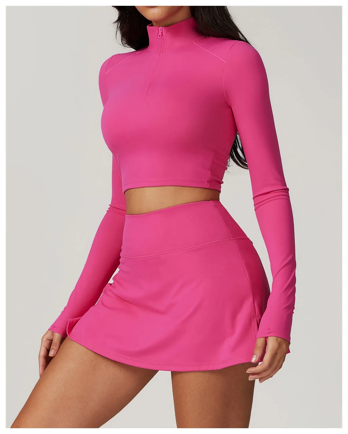 Mira Longsleeve Top & Skort Set