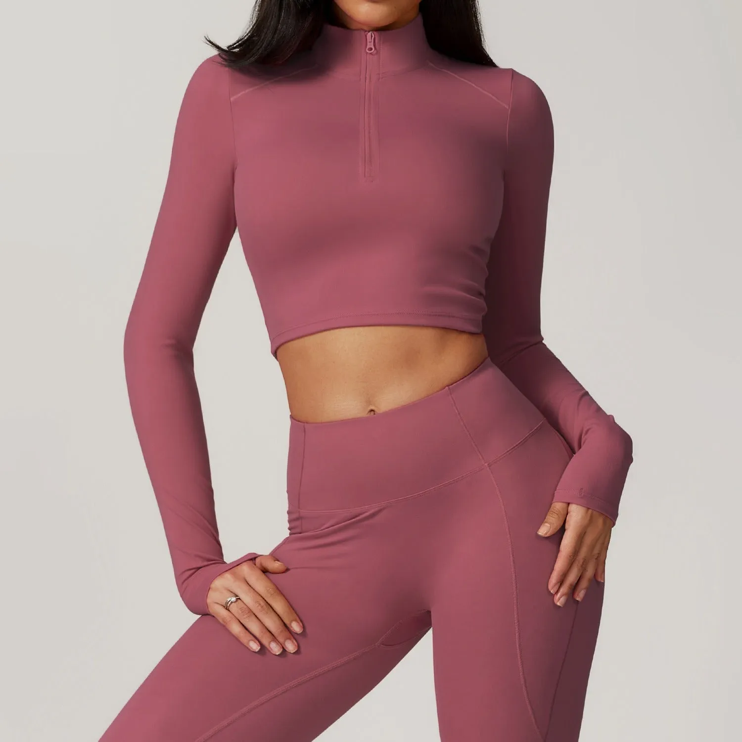 Mira Longsleeve Zip Top