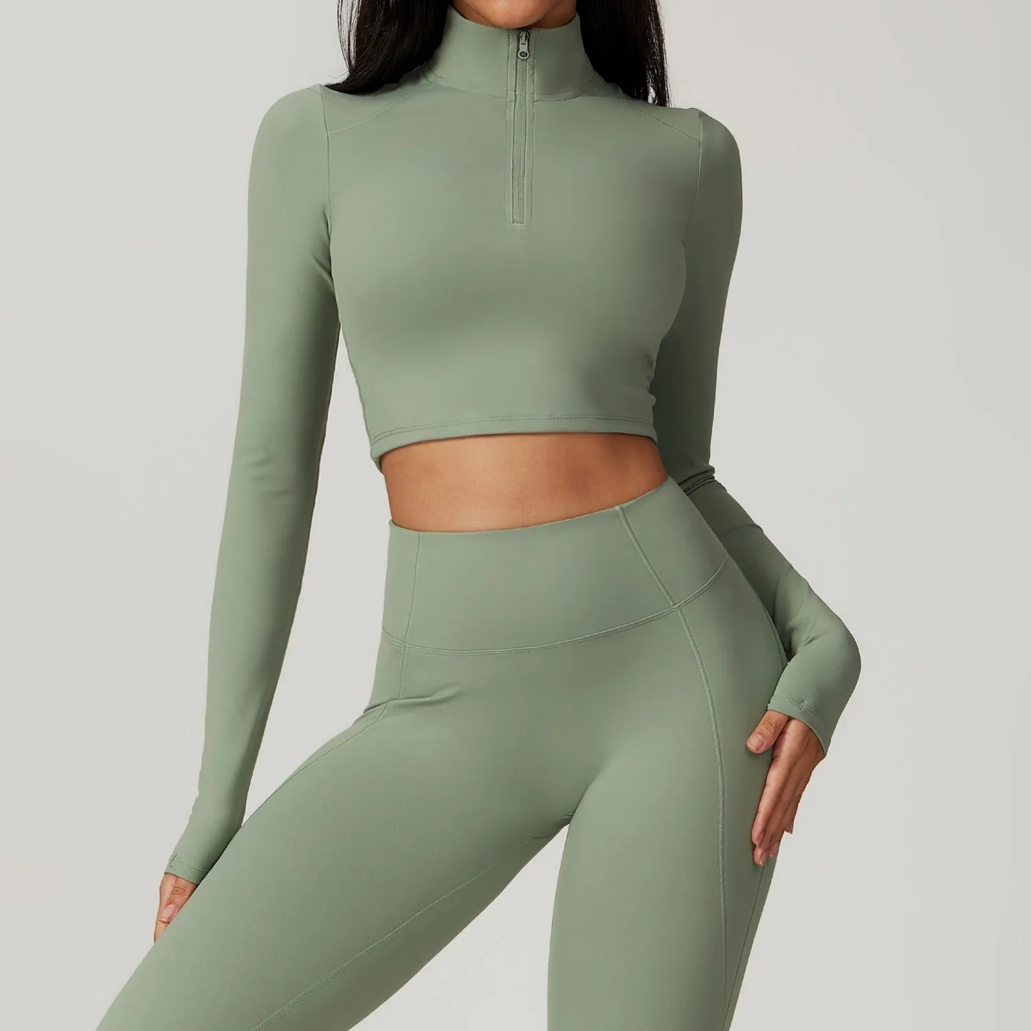 Mira Longsleeve Zip Top