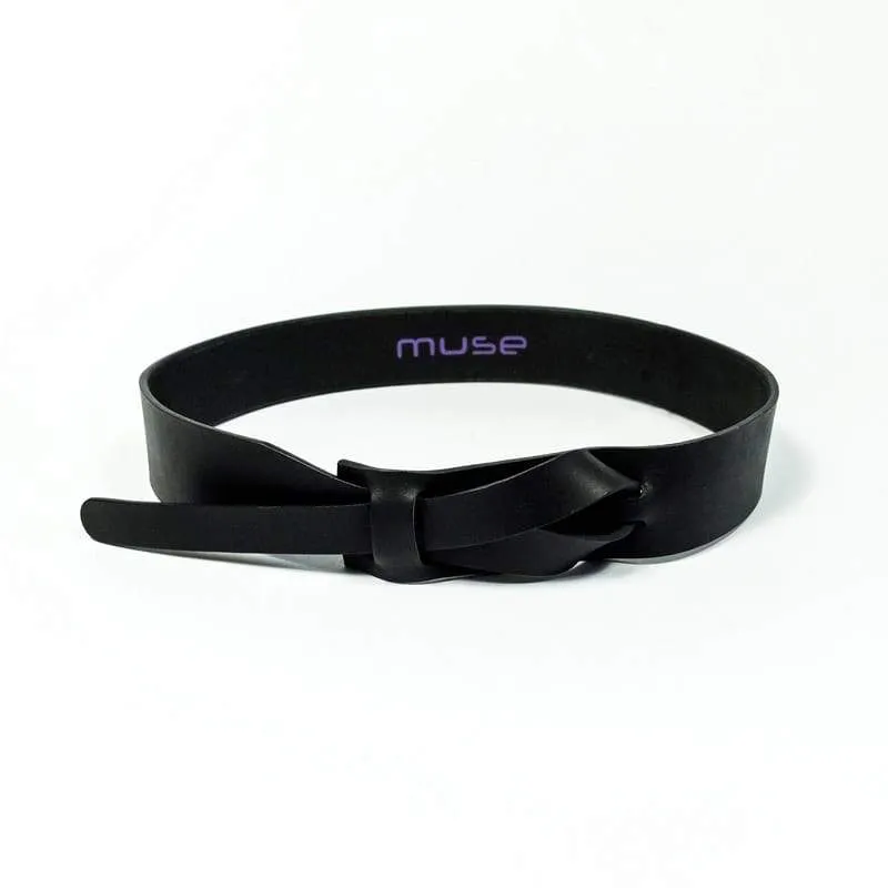 Muse 1.5 Inch Buckleless Leather Belt