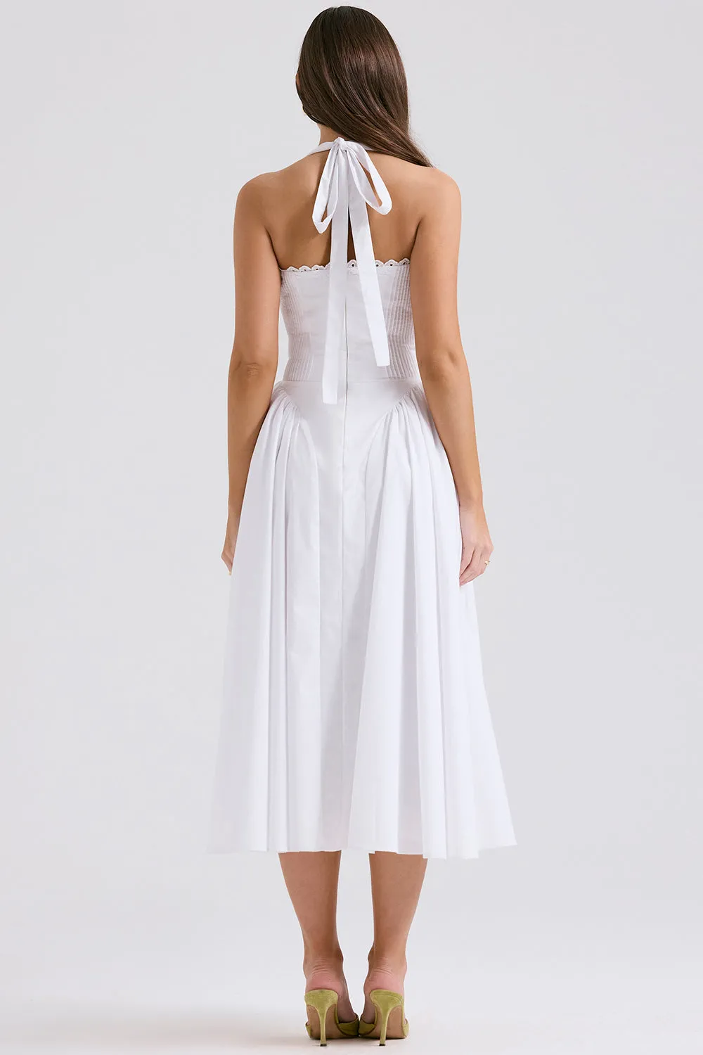 Neck Midi Automation-ready Dress Expedited shipping Halter Floral