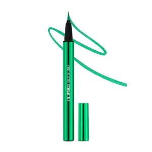 New Eye Sparkle Sketch Eyeliner, Glitz Green, Waterproof Glitter, Smudge-Proof, Quick-Dry, 0.6G