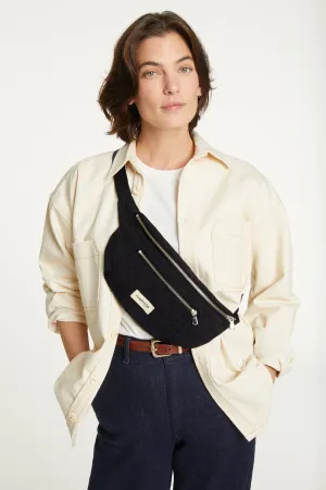 Orsel the new waist bag - Recycled cotton Black