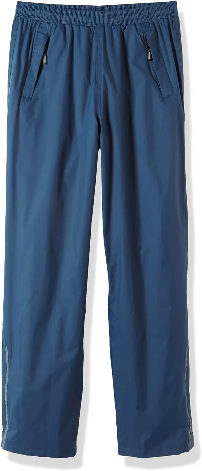 Outdoor Ventures Men's Rain Pants Waterproof Rain Overall Pants Windproof Packable Rain Outdoor Pants for Hiking Fishig Golf