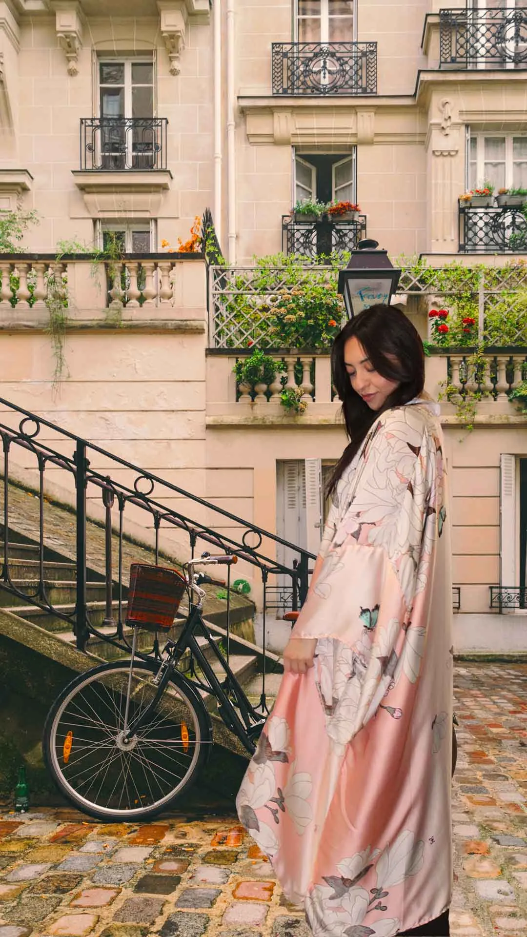 Paris - Silky Duster Kimono