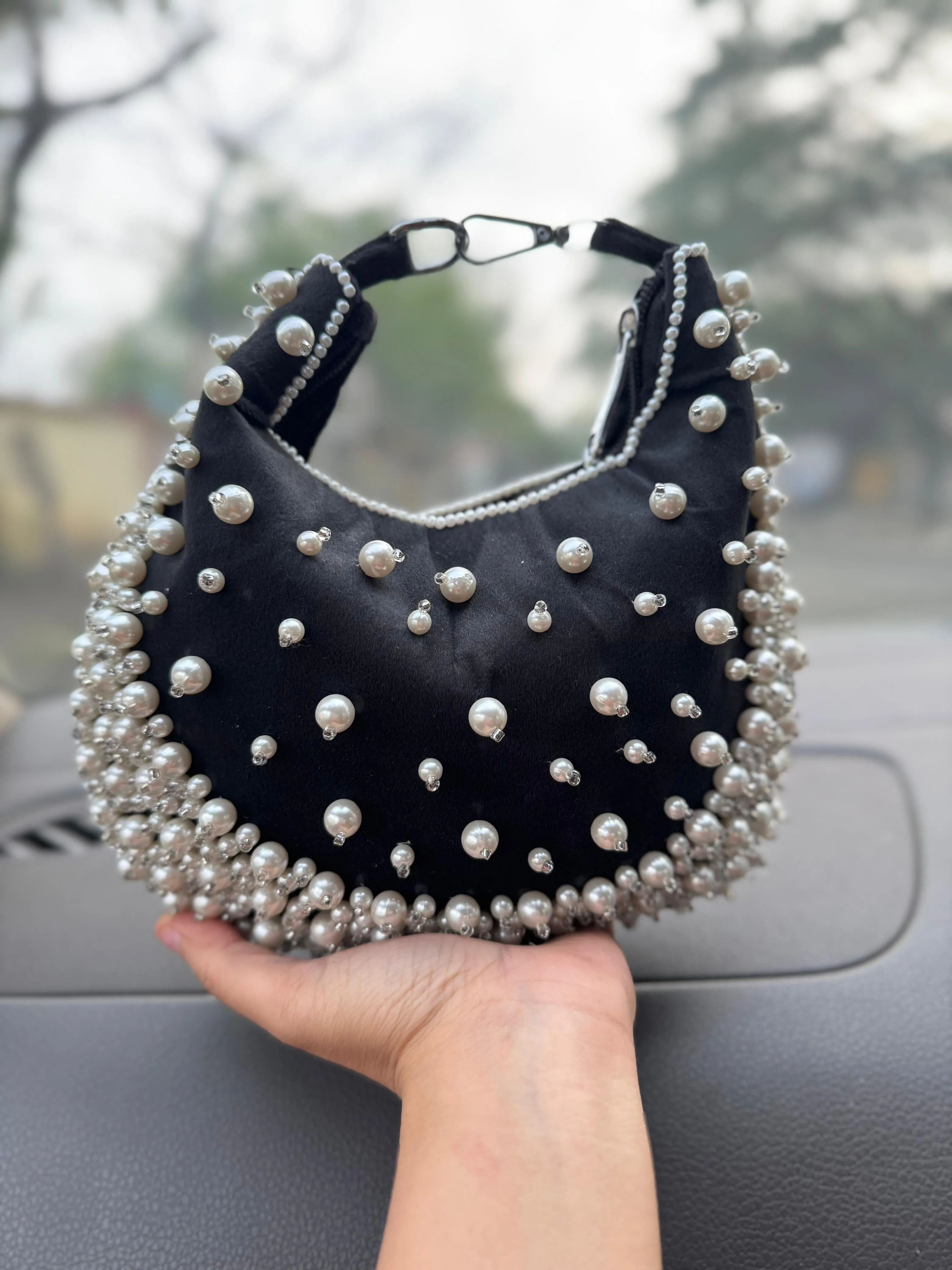 PEARL CRESCENT BAGS