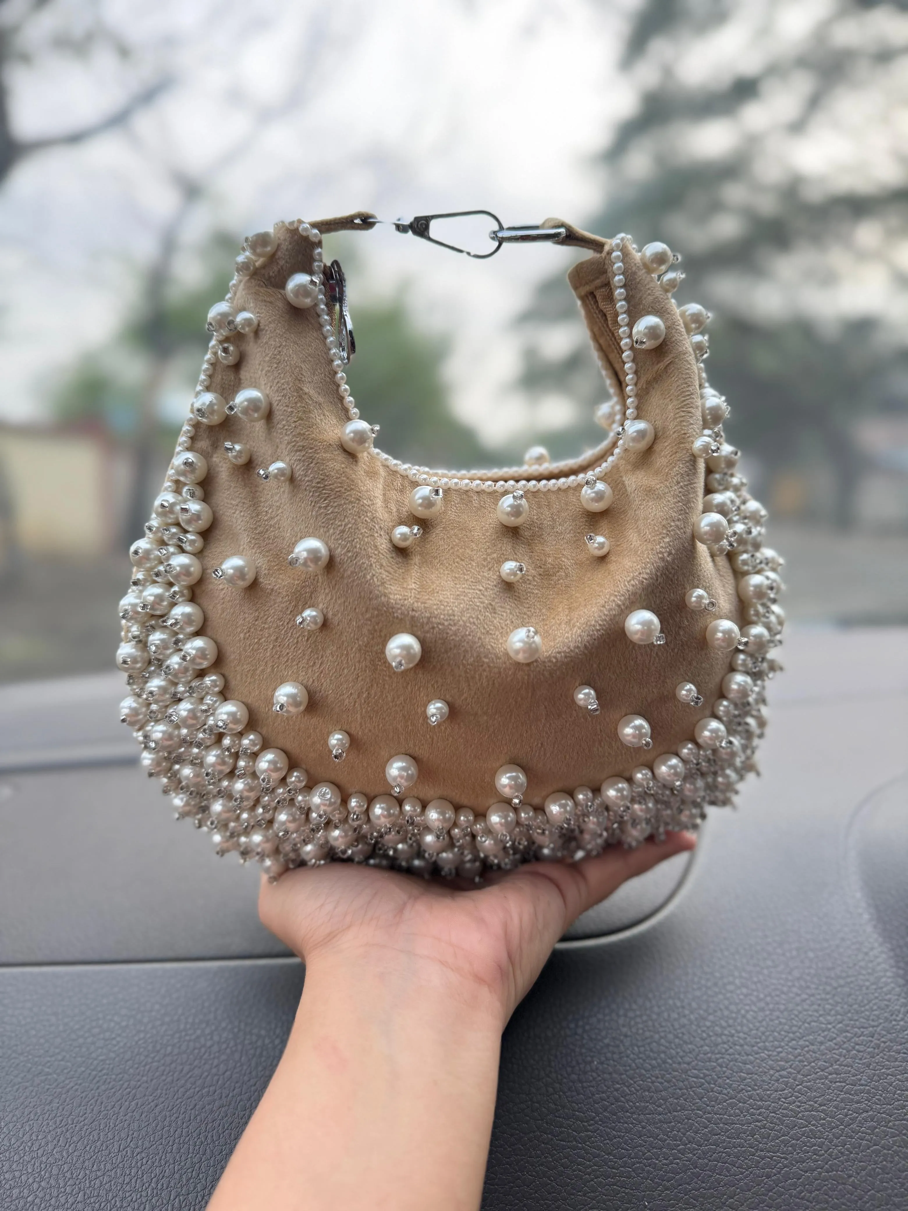 PEARL CRESCENT BAGS