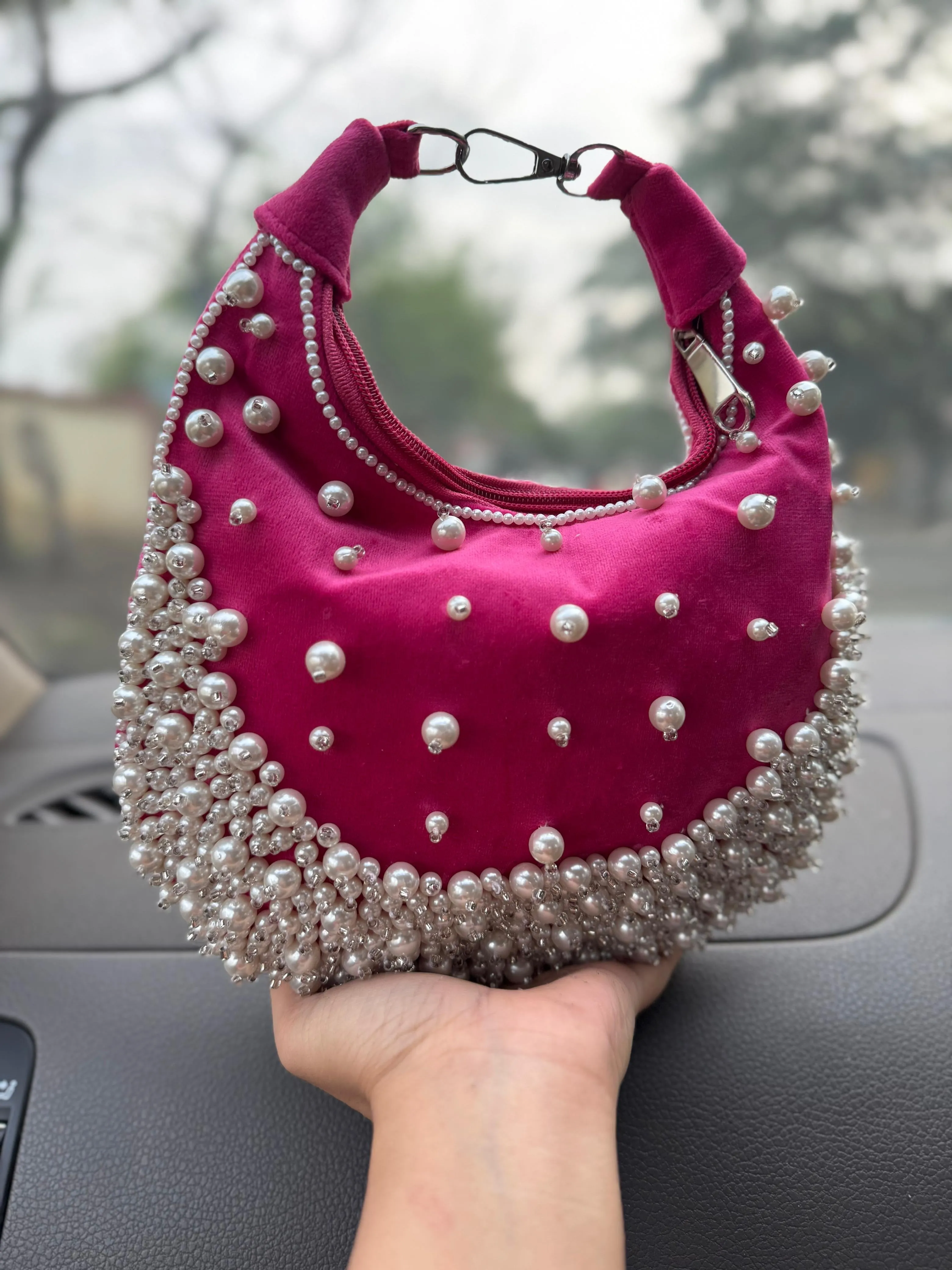 PEARL CRESCENT BAGS