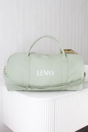 Personalised Duffle Bag - Sage
