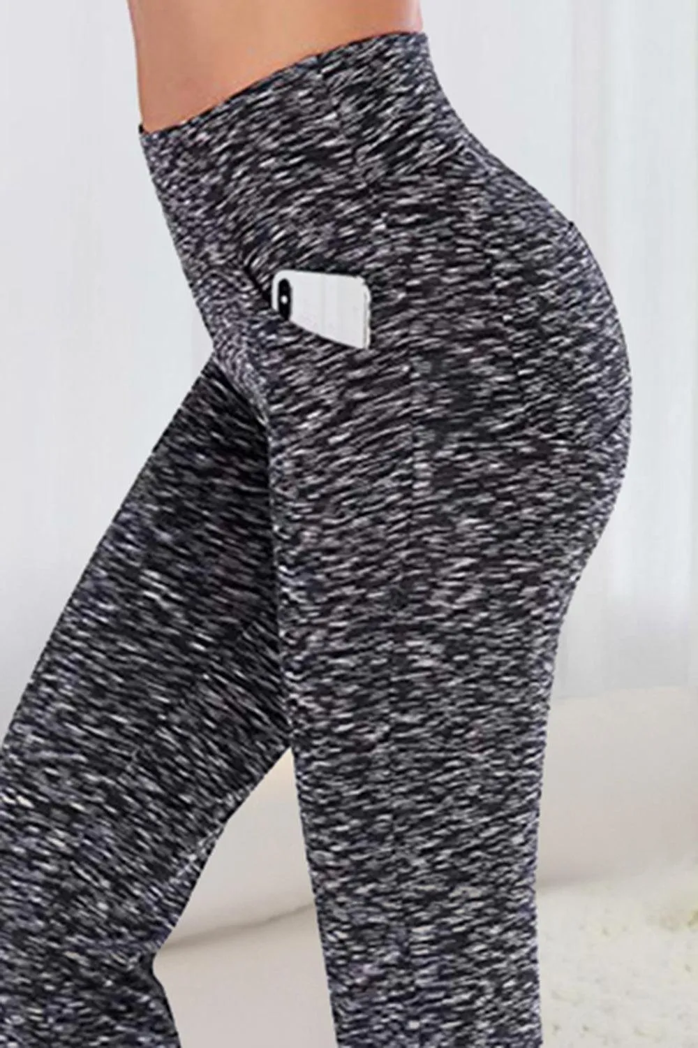 Pocketed High Waist Bootcut Yoga Pants