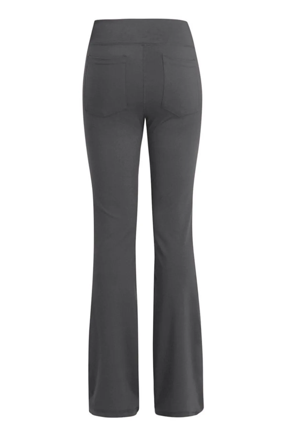 Pocketed High Waist Bootcut Yoga Pants