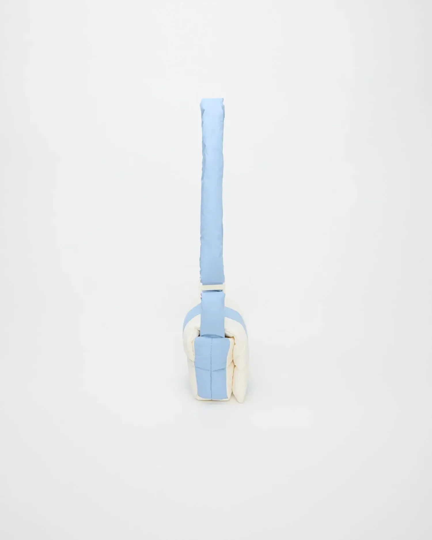 Porter Messenger Mini Cerulean - Marshmallow Stripes