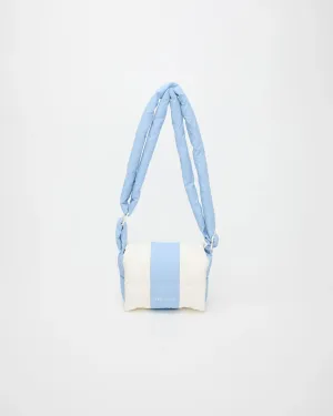 Porter Messenger Mini Cerulean - Marshmallow Stripes