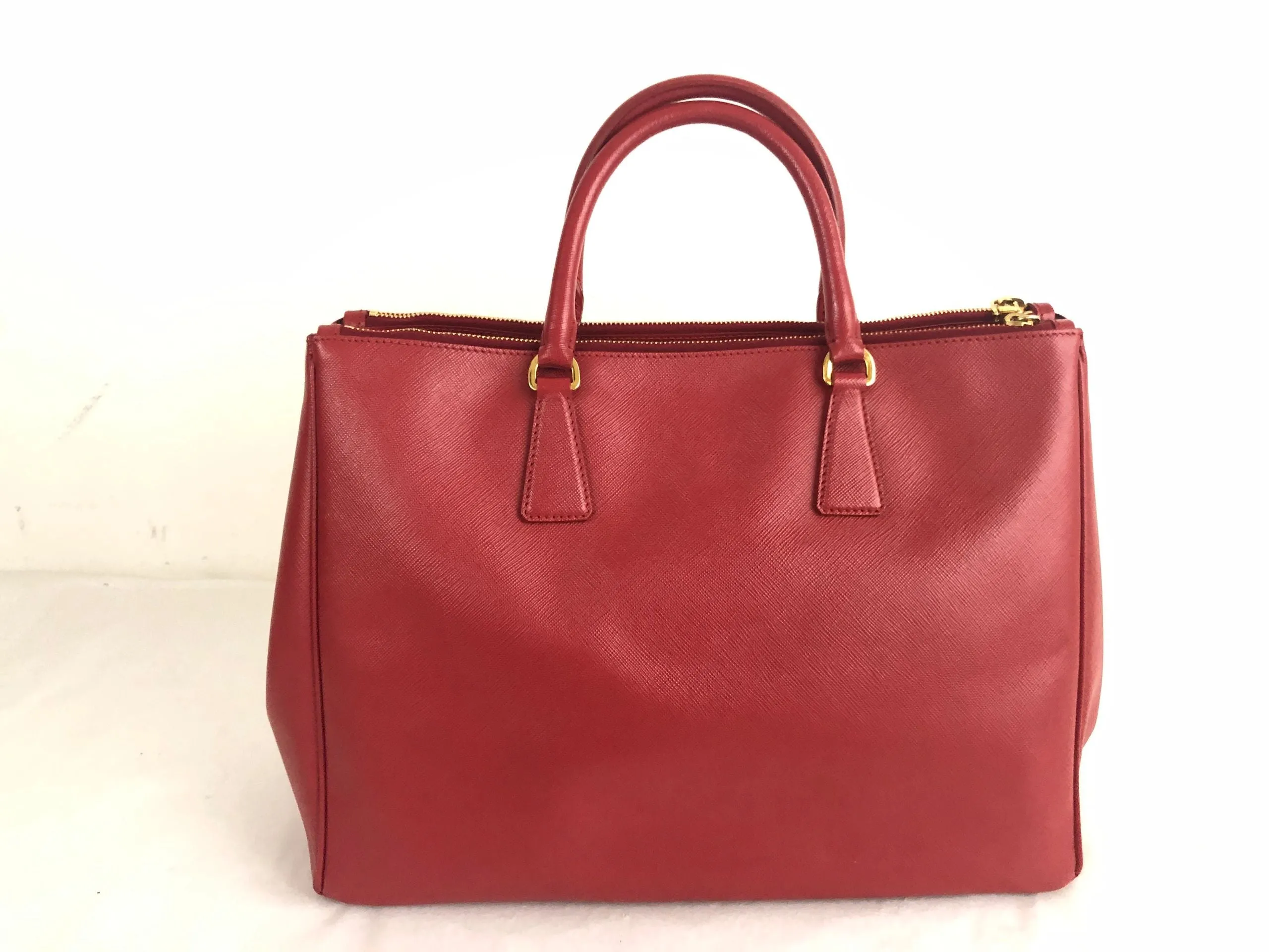 Prada Lux Double Zip Galleria Tote