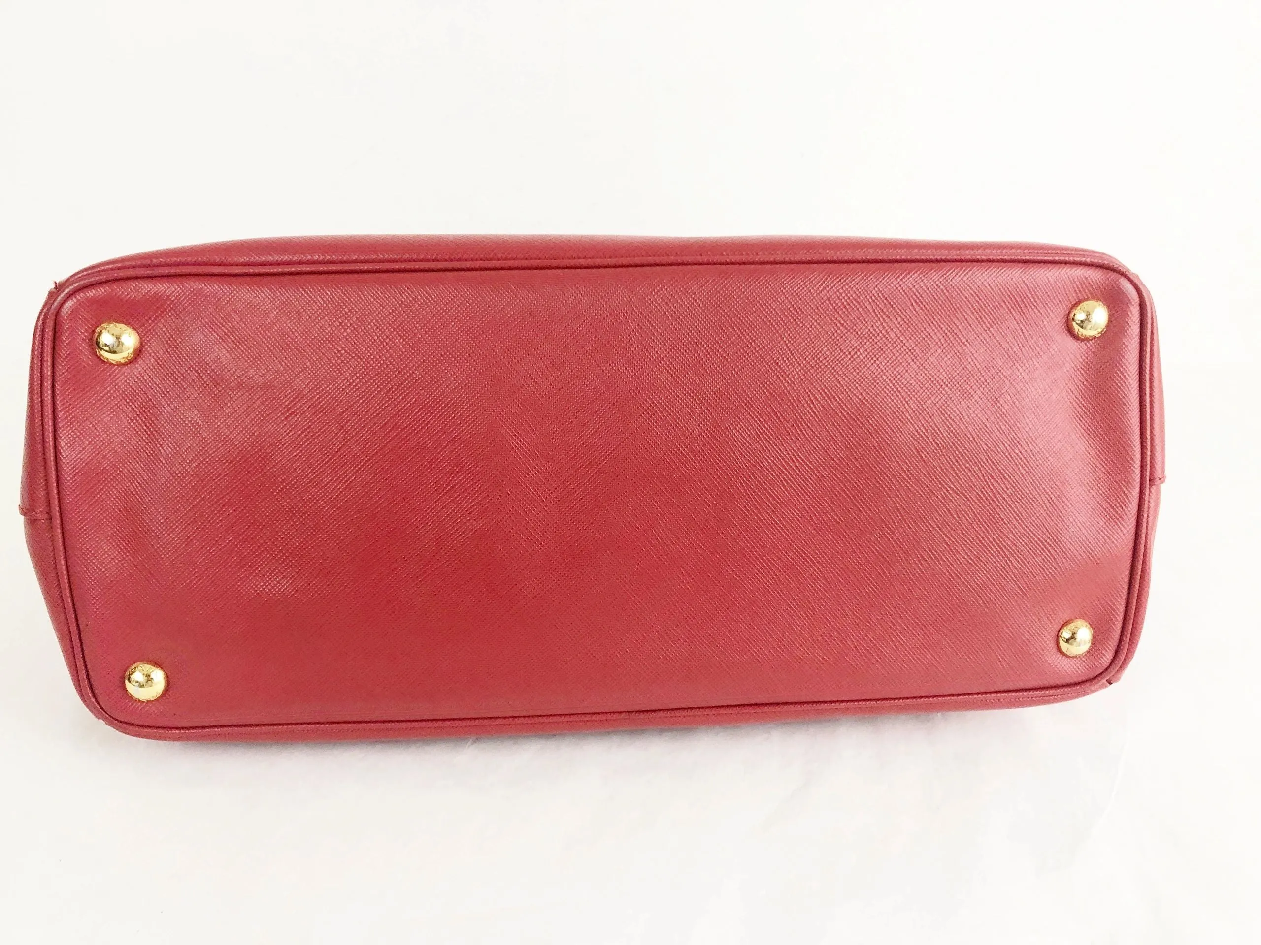 Prada Lux Double Zip Galleria Tote