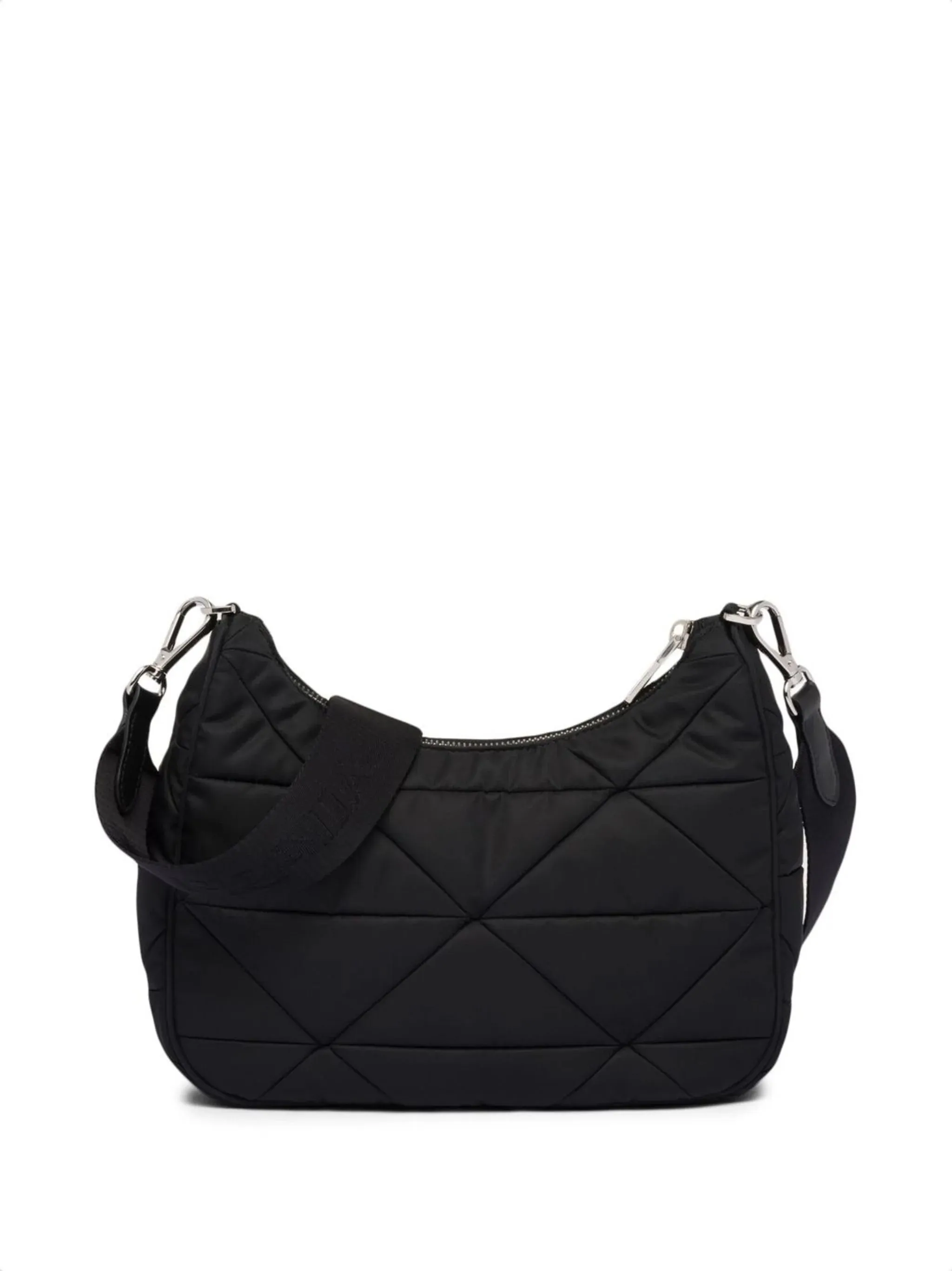 PRADA PADDED QUILTED RE-NYLON HOBO BAG