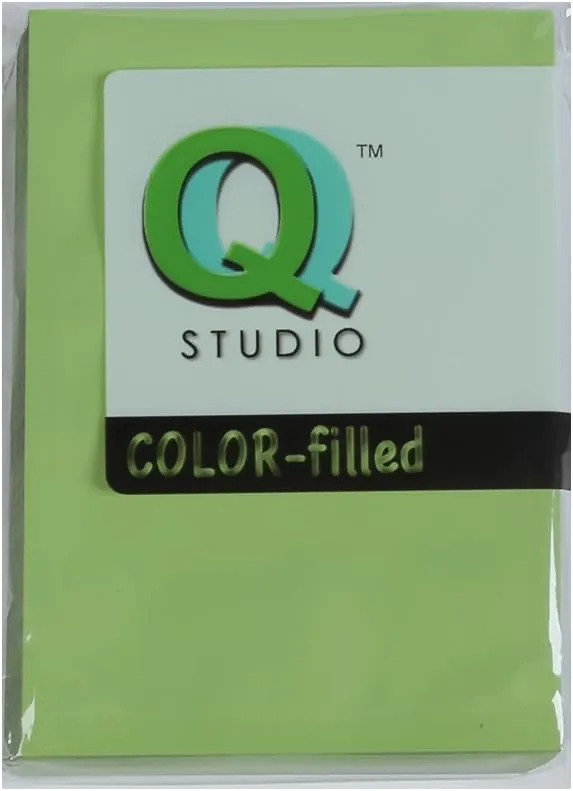 QQ Studio 100 PCS Metallic Mylar Foil Open Top Sealable Bags (8x12cm(3.1x4.7"), 100x Green)