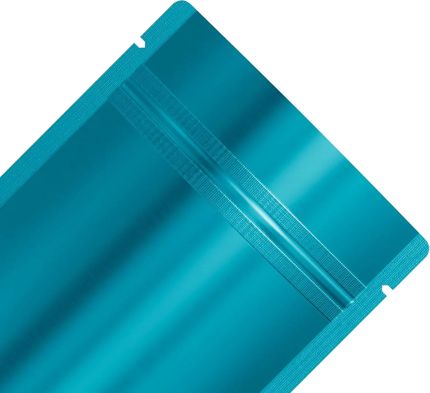 QQ Studio 100PCS Matte Double-Sided Colored Stand-Up Resealable QuickQlick Bags (10x15cm (4x6"), Blue)