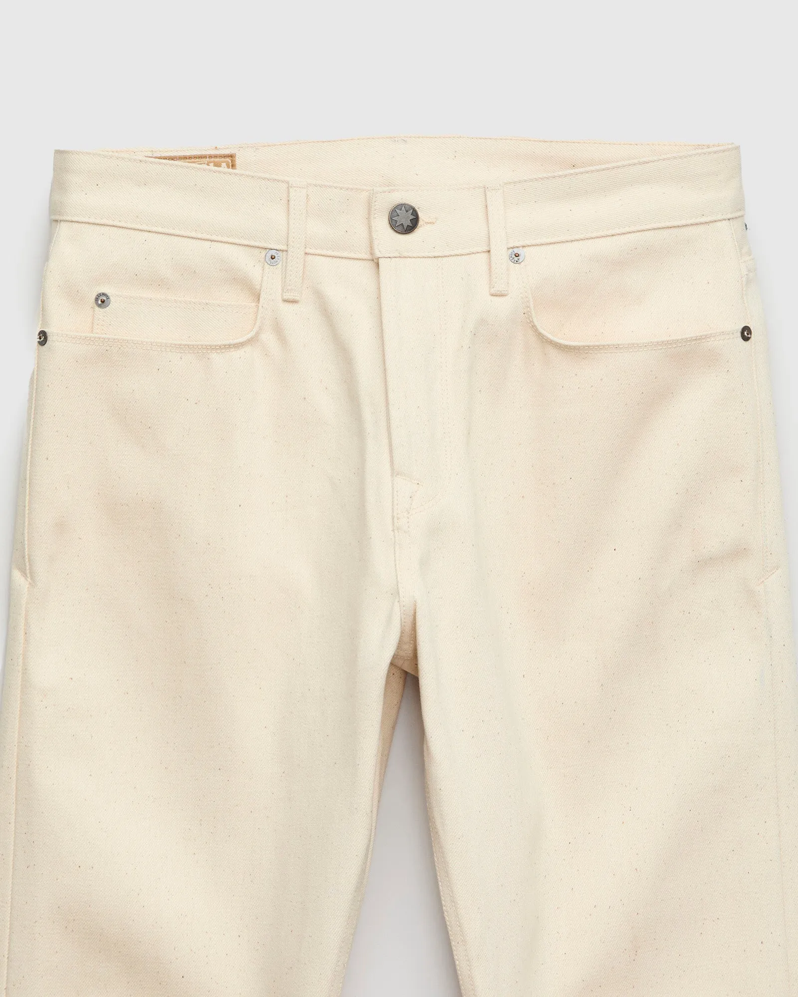 "Portola" 14oz Ecru Selvedge Denim - Tapered Fit