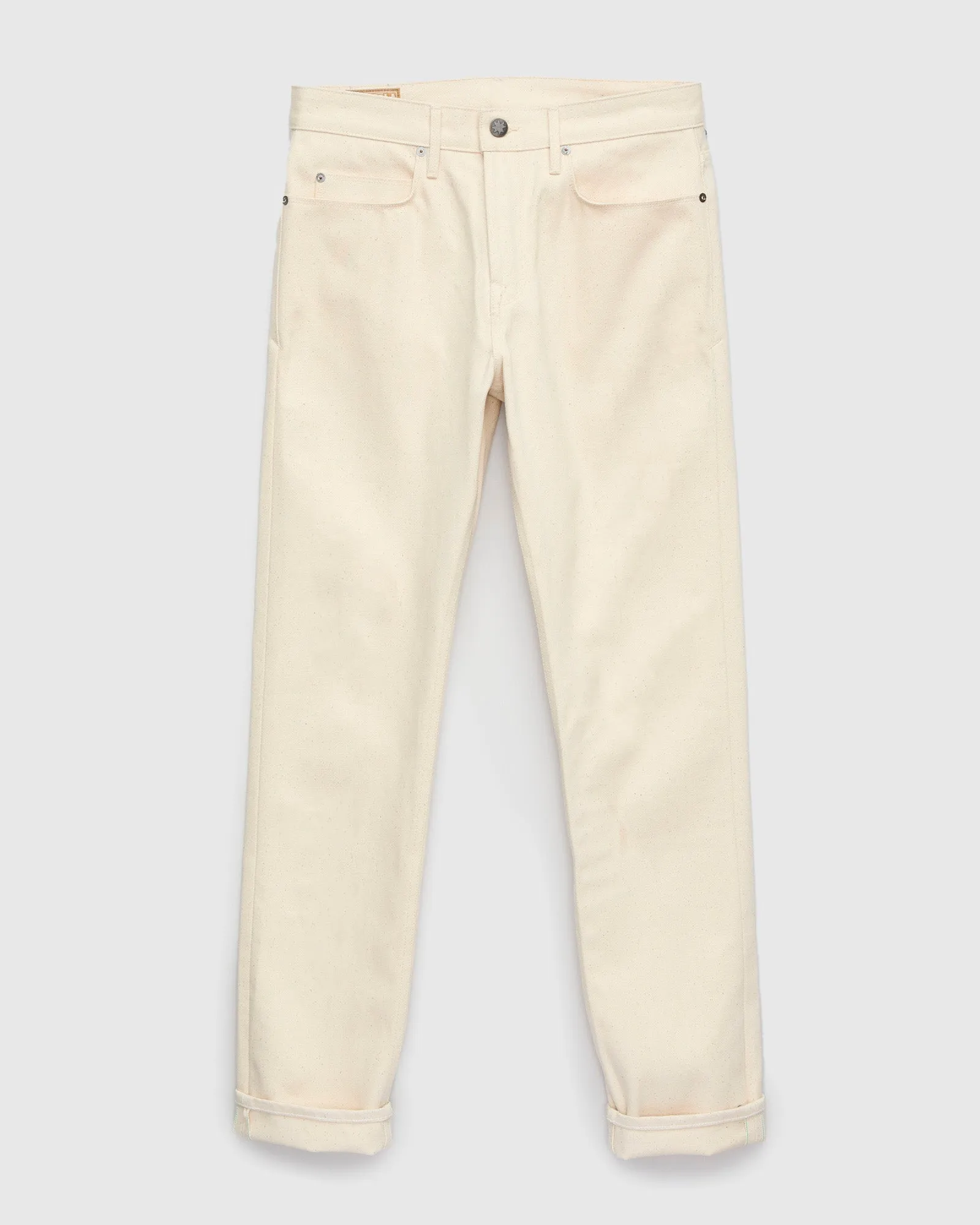 "Portola" 14oz Ecru Selvedge Denim - Tapered Fit