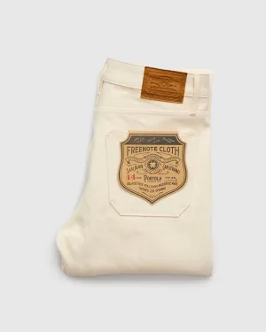 "Portola" 14oz Ecru Selvedge Denim - Tapered Fit